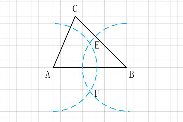 三角形的中线怎么画