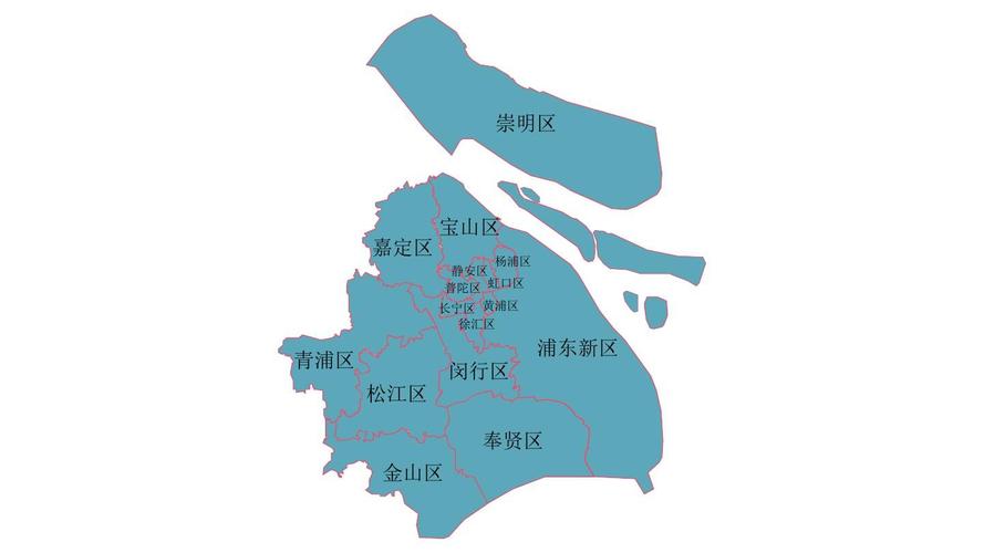 上海行政地图图片