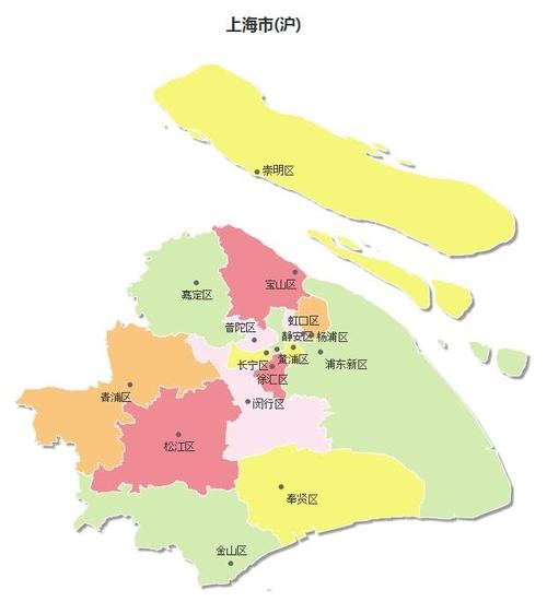 上海行政地图最新