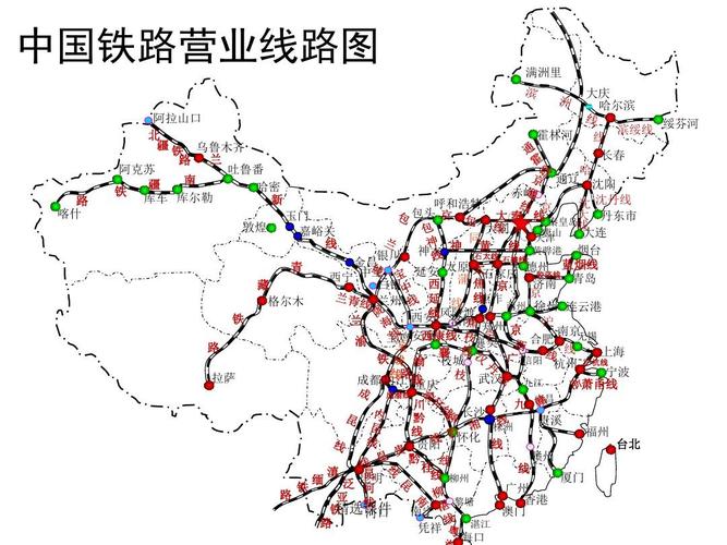 中国铁路图