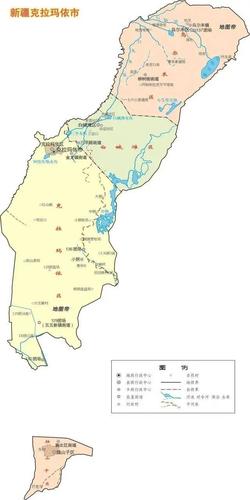 克拉玛依市地图