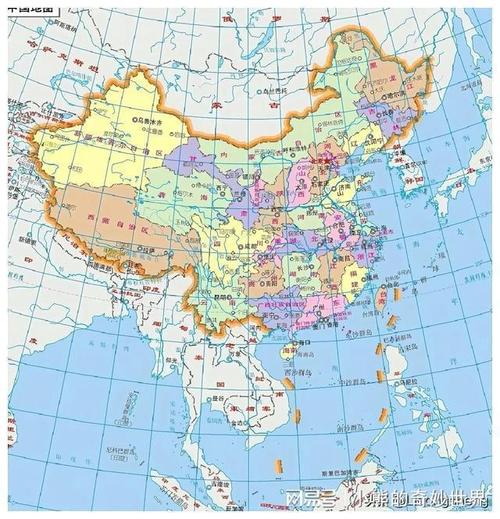 地图中国高清大图简笔