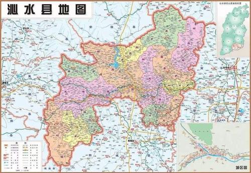 山西省沁水县详细地图