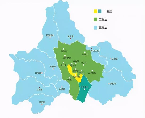 成都区域划分地图2022