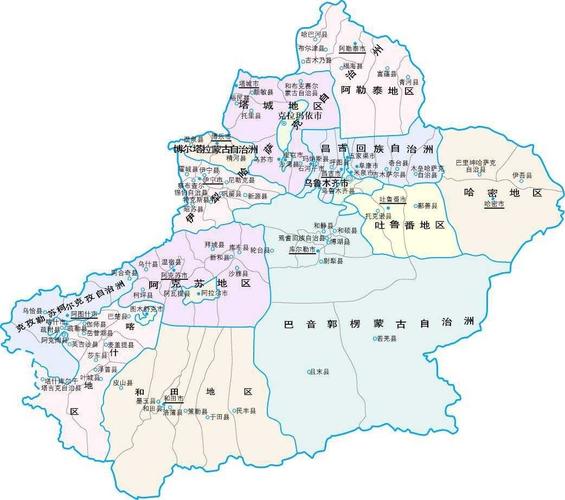新疆行政区划图调整设想