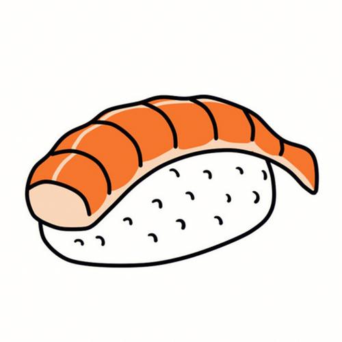 日本寿司图片简笔画