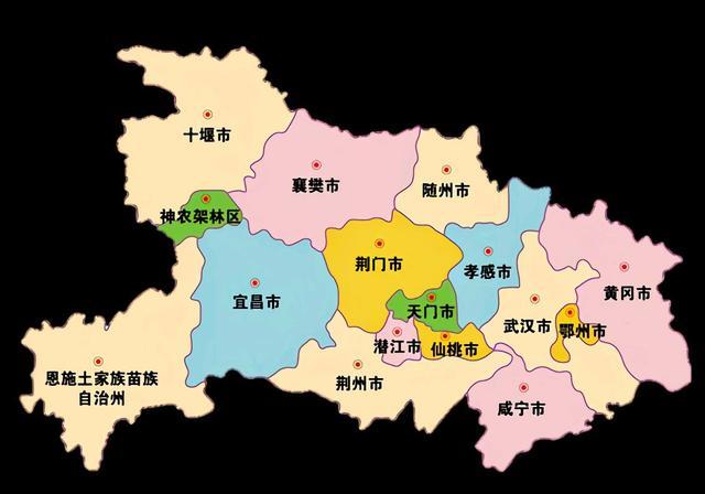 湖北省地图高清全图