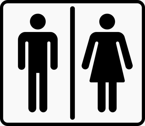 男女厕所标志图案