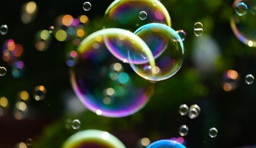 美丽的泡沫就像一刹那的花火