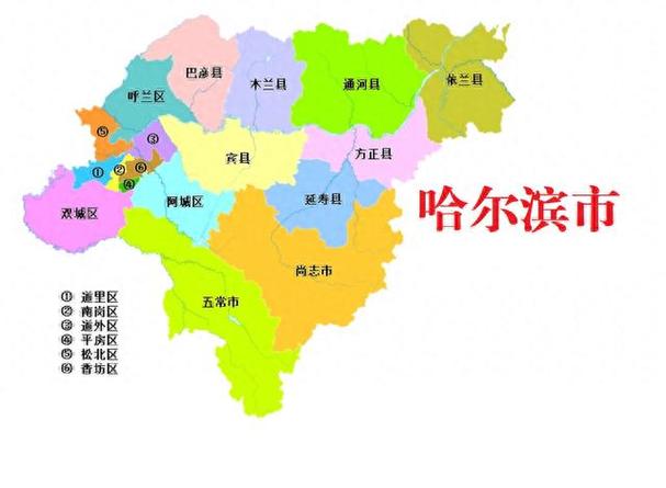 黑龙江几个地级市分别是