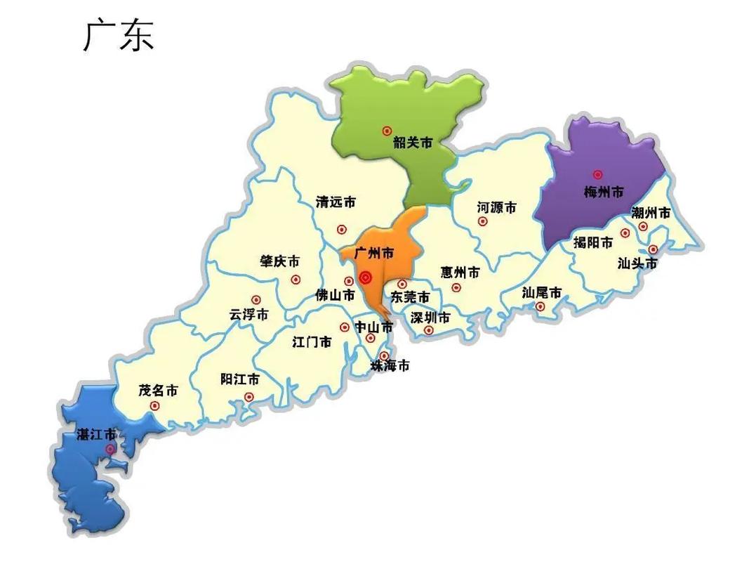 广东省行政区划的相关图片